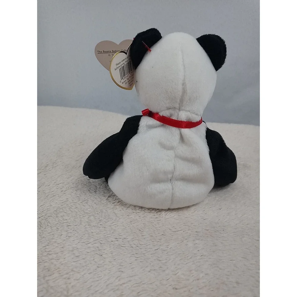 Ty‎ Beanie Baby Fortune The Panda Bear 1997 Panda Bean Bag Plush Stuffed Animal